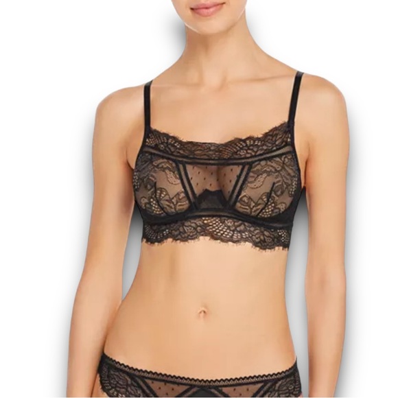 Thistle and Spire Amore Black Lace Bralette - Picture 4 of 7